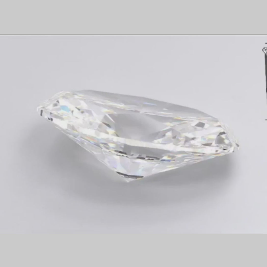 Sparkle with Sophistication 9.02 carat Oval Shape Lab Grown Diamond Jewelry.