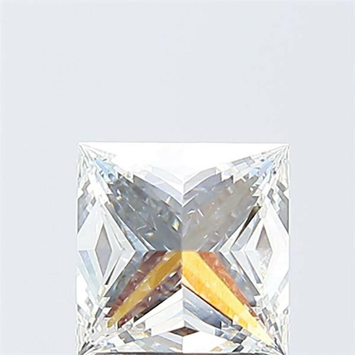 Princess Cut 2.03 carat Lab Created CVD Diamond.