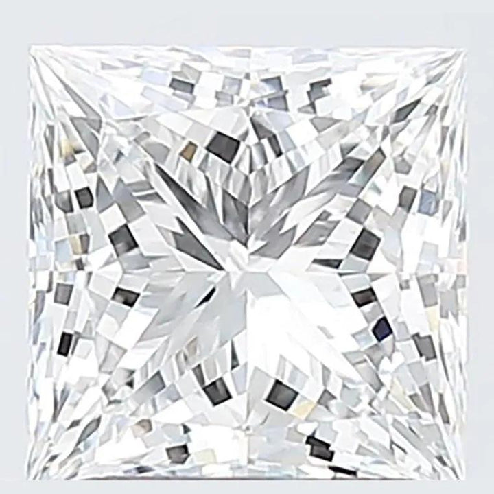 Princess Cut 2.05 carat Lab Created CVD Diamond.