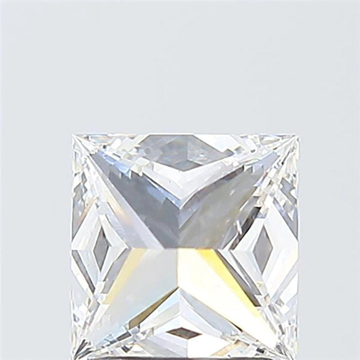 Princess Cut 2.07 carat Lab Created CVD Diamond.