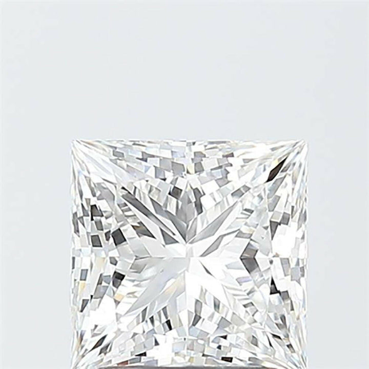 Princess Cut 2.14 carat Lab Created CVD Diamond.