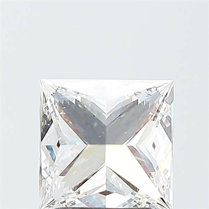 Princess Cut 2.14 carat Lab Created CVD Diamond.