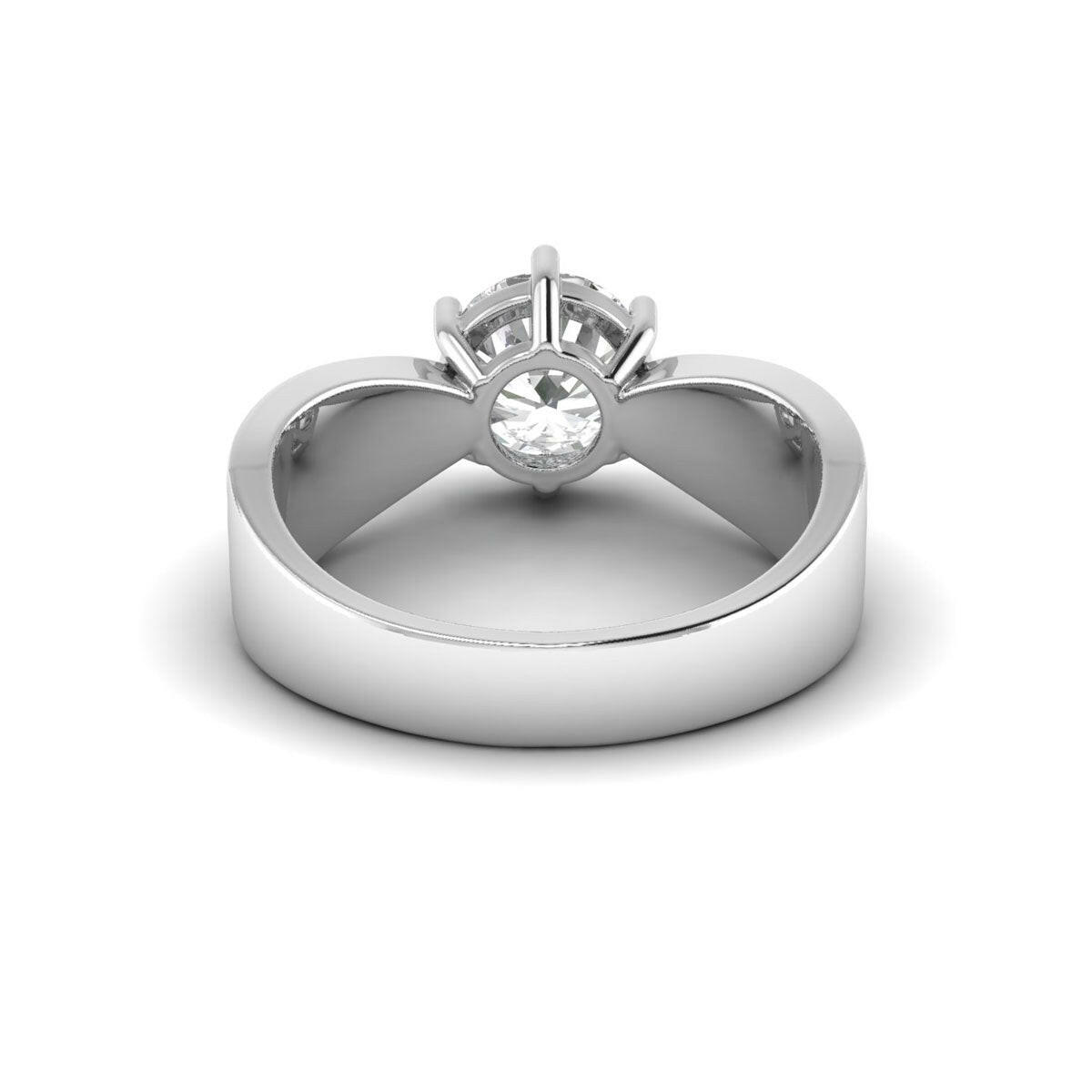 Pure Perfection 1.30ct Round Lab-Grown Diamonds in 14k White Gold.