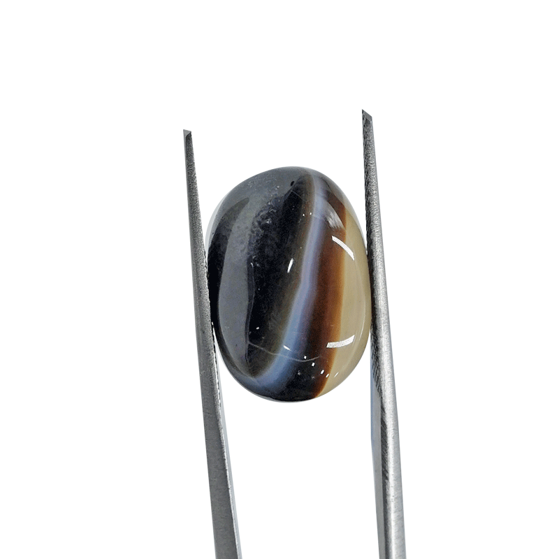 Serenity's Echo - 10.85ct Agate Gemstone: Unveiling Elegance and Inner Calm.