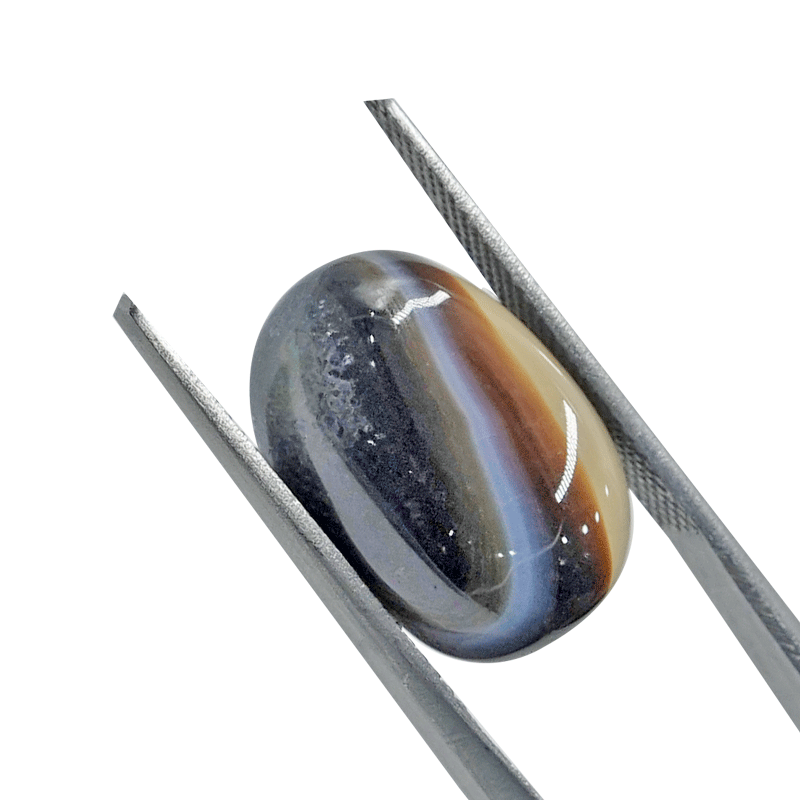 Serenity's Echo - 10.85ct Agate Gemstone: Unveiling Elegance and Inner Calm.