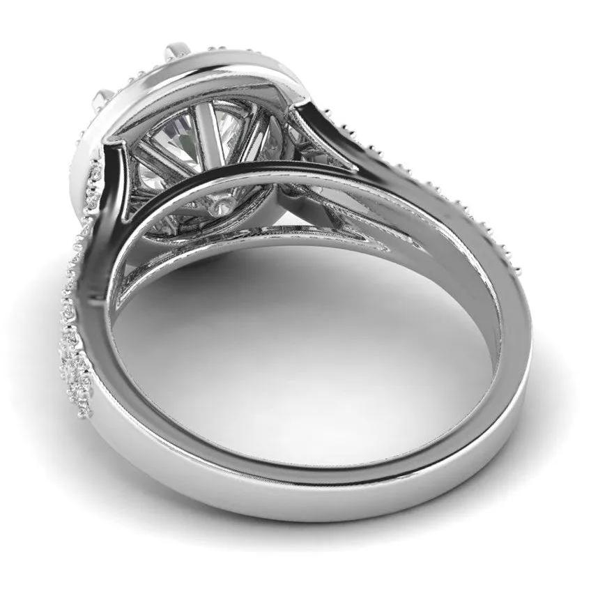 Shine Brighter with 1.30ct Lab-Grown 14K White Gold Diamond Ring.