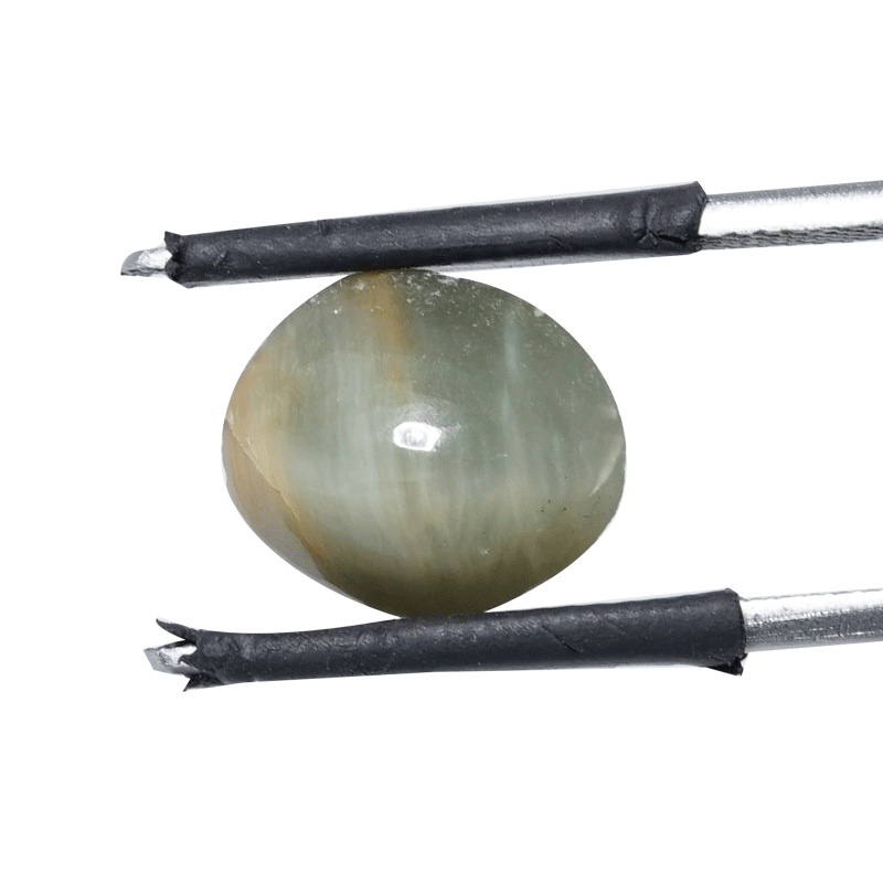 Sovereign Sheen: The Majestic 4.75ct Cat's Eye Gemstone.