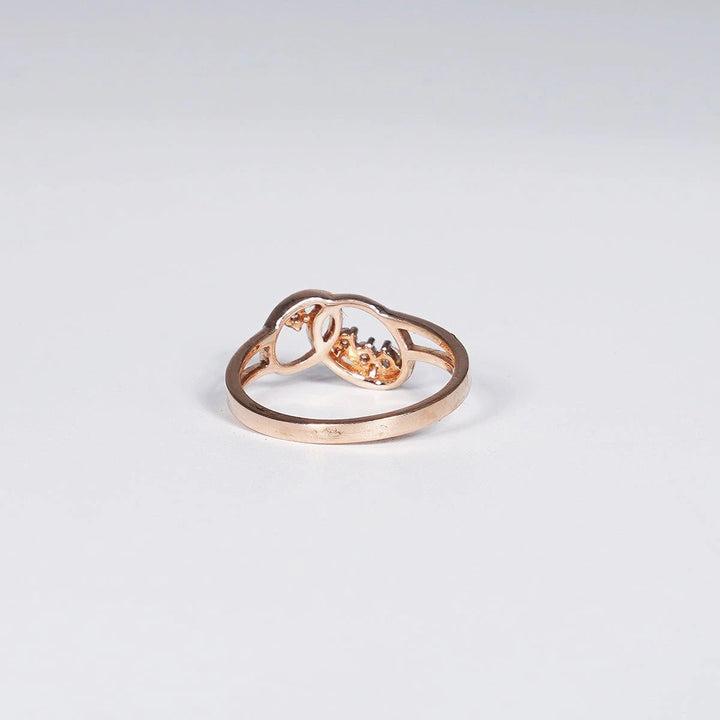 Stunning 0.20 Carat Brilliant Round Cut Lab Grown Diamond Ring in 14K Rose Gold.