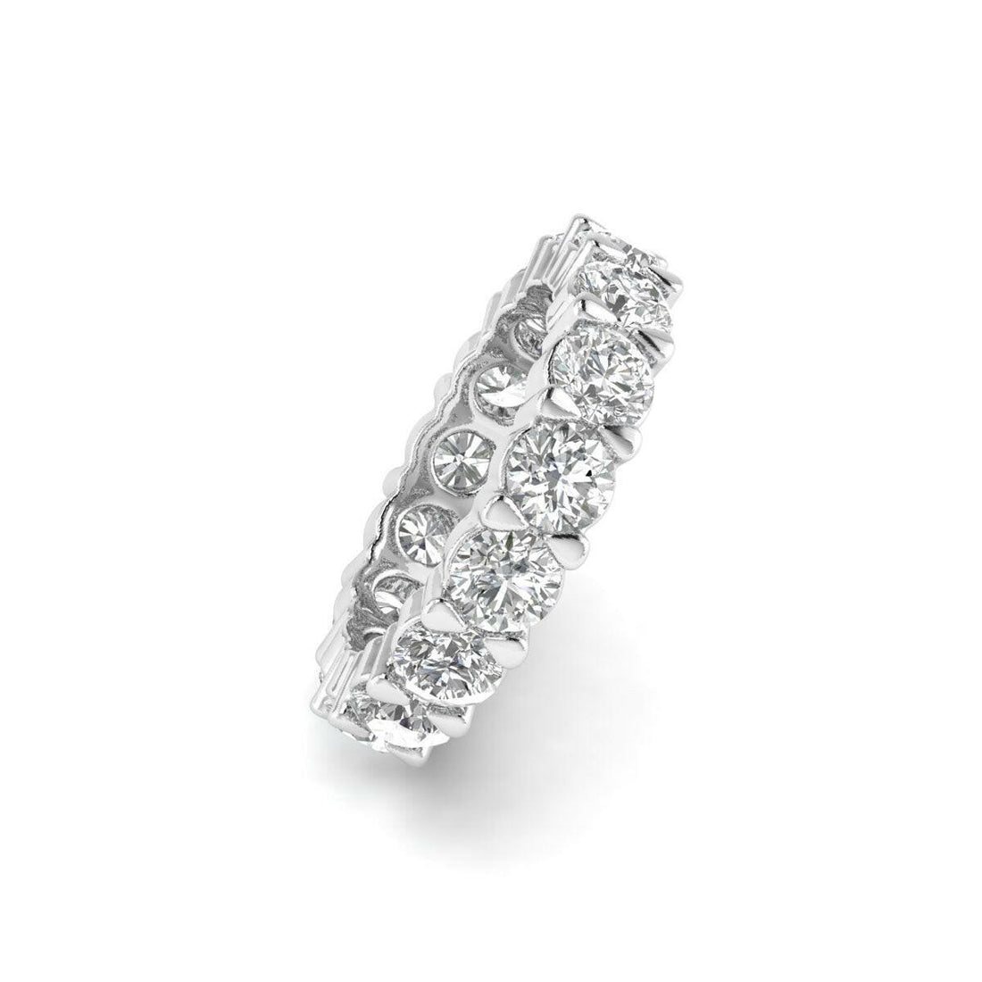 Stunning 5.25 Carat Lab-Grown Diamond Eternity Band.