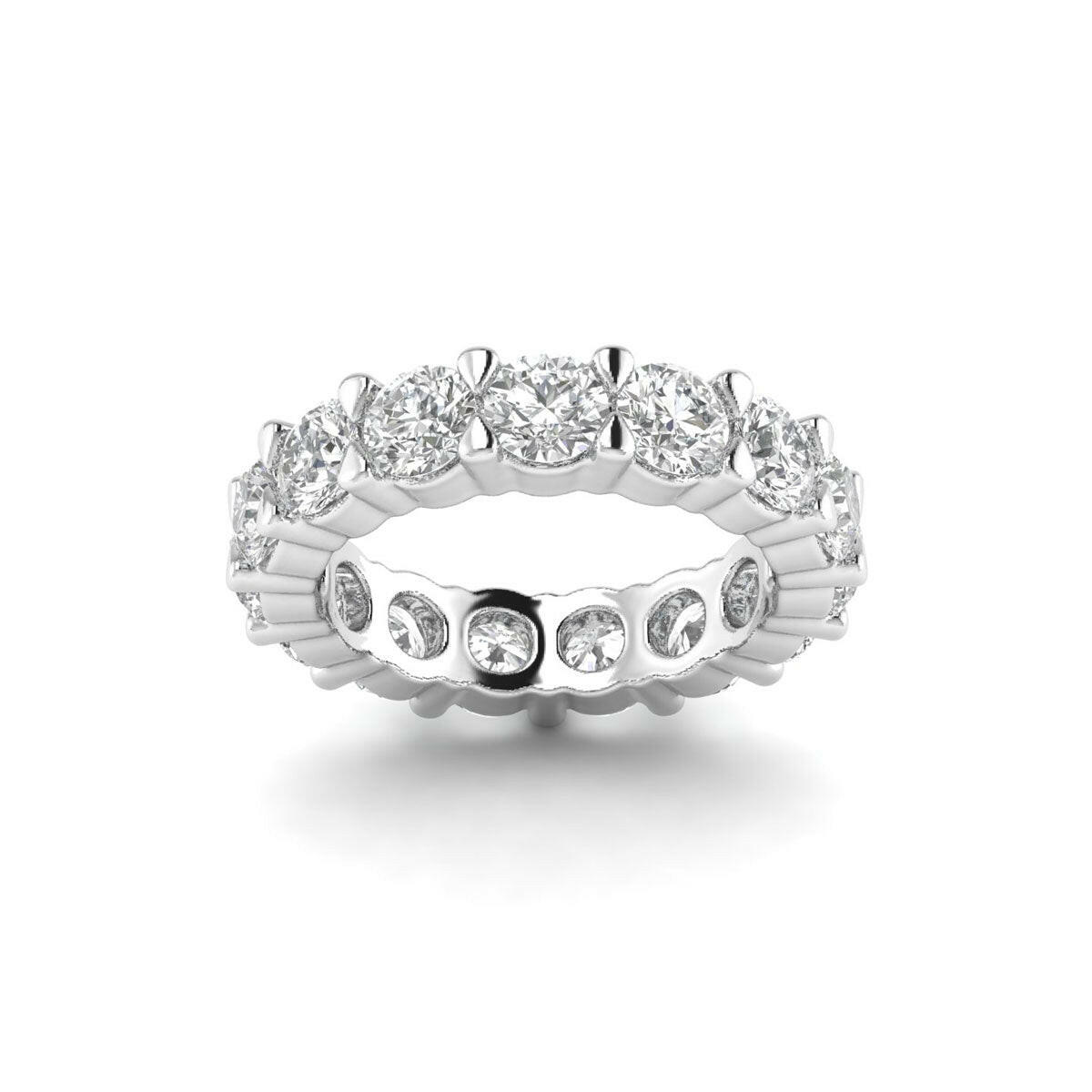 Stunning 5.25 Carat Lab-Grown Diamond Eternity Band.