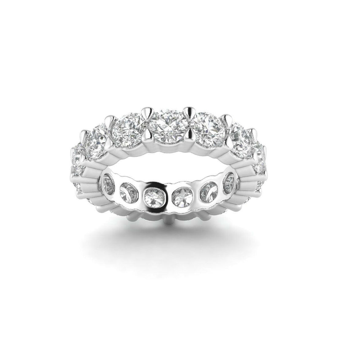 Stunning 5.25 Carat Lab-Grown Diamond Eternity Band.