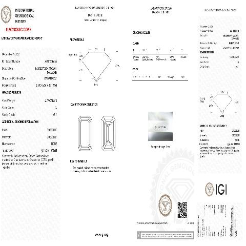 The Quintessence of Modern Elegance: A Detailed Exploration of the 2.77 Carat G VS1 Lab-Grown Diamond.