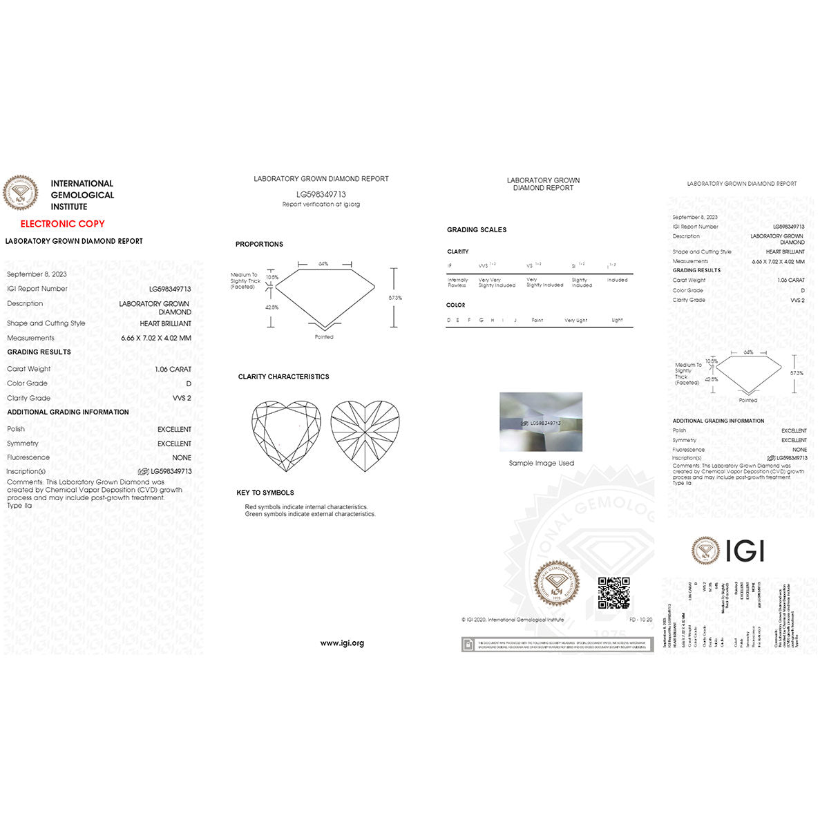 Unleash Emotions with 1.06 carat Heart Shape Lab Grown Diamond.