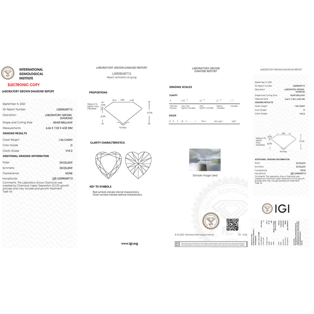Unleash Emotions with 1.06 carat Heart Shape Lab Grown Diamond.