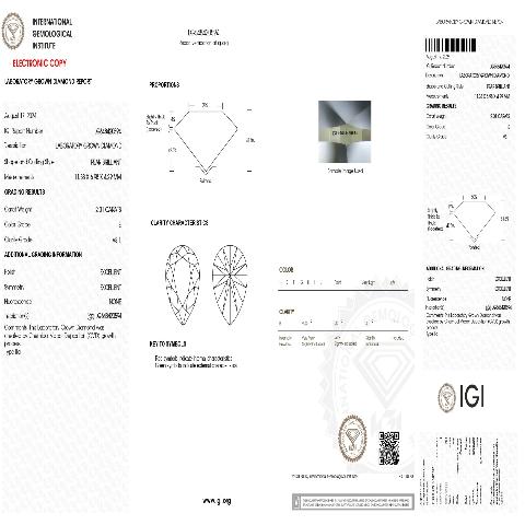 Unveiling Brilliance: The 2.01-Carat E VS1 Lab-Grown Diamond.