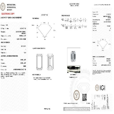 Unveiling the Brilliance of a 1.96-Carat H Color VS1 Lab-Grown Diamond: A Comprehensive Journey into Contemporary Luxury.