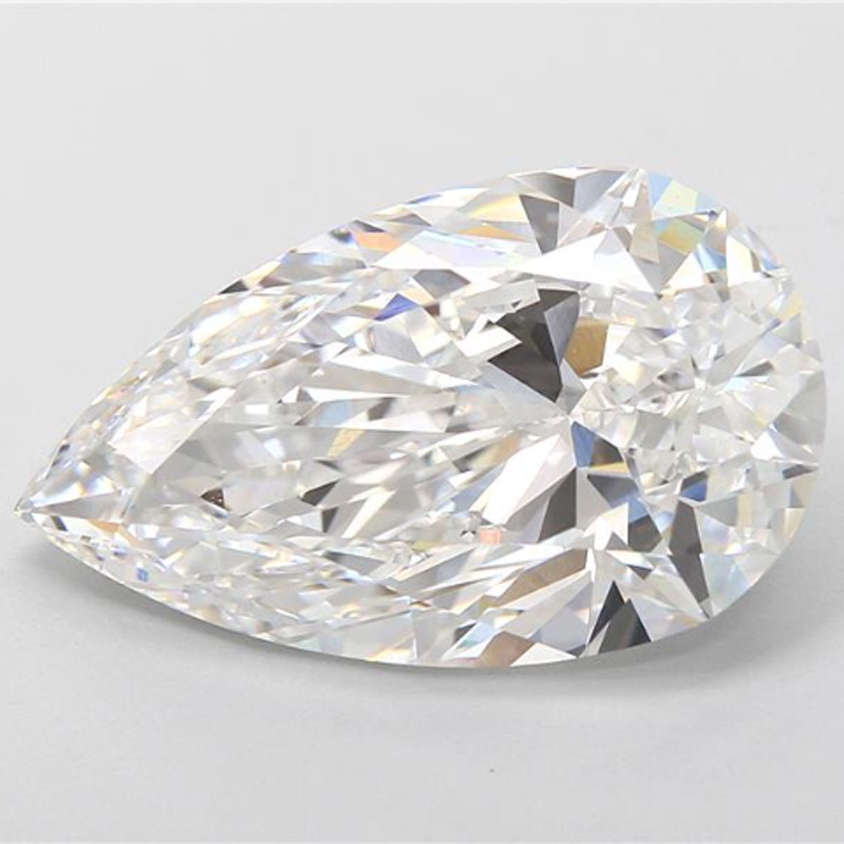 Unveiling the Exquisite Allure of 8.12 carat Pear Cut Lab-Grown Diamonds.
