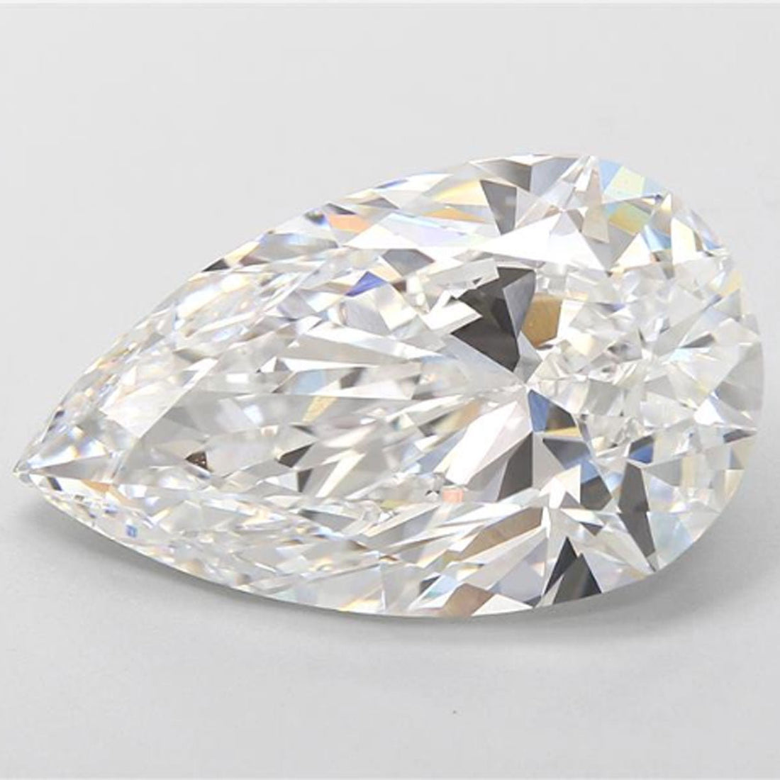 Unveiling the Exquisite Allure of 8.12 carat Pear Cut Lab-Grown Diamonds.