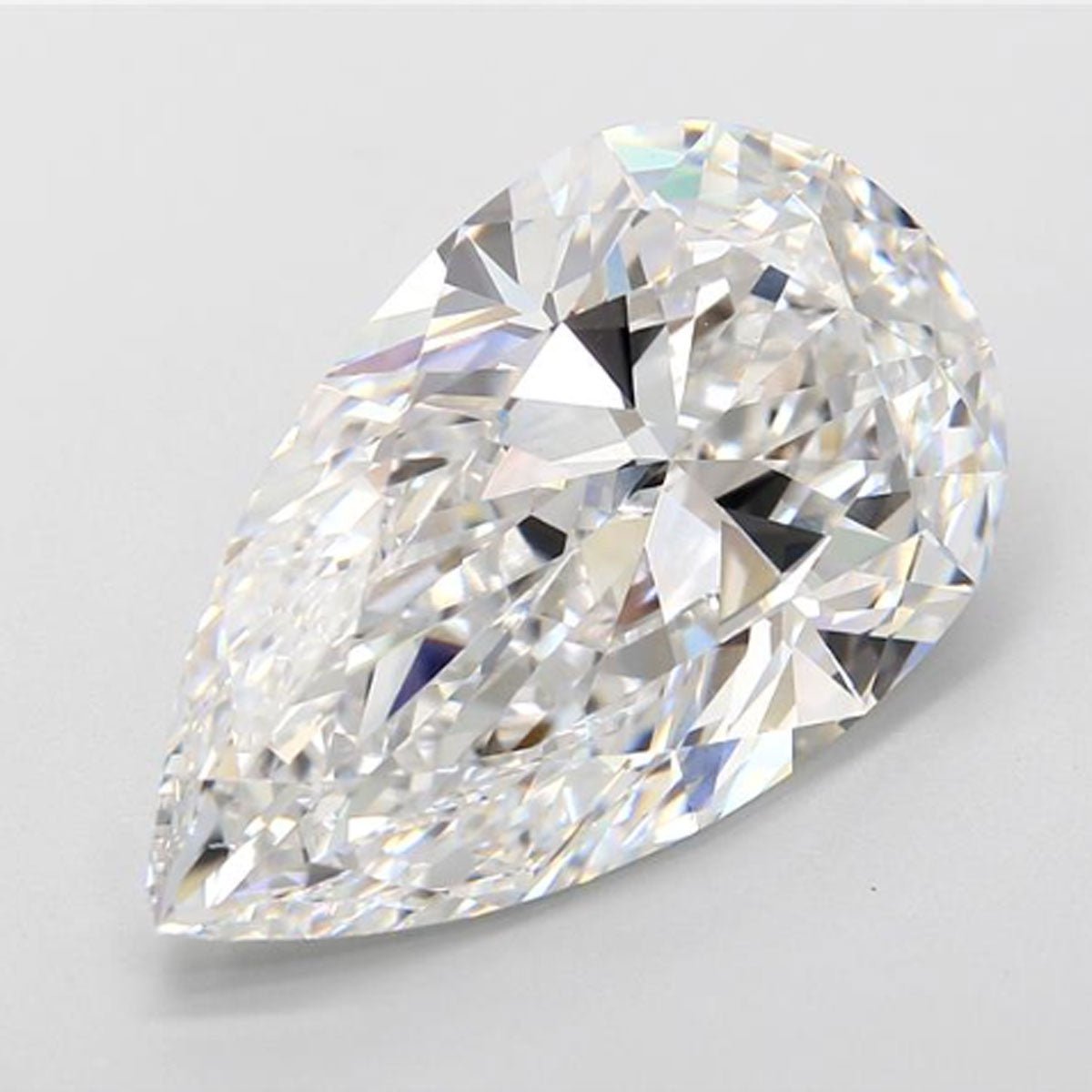 Unveiling the Exquisite Allure of 8.12 carat Pear Cut Lab-Grown Diamonds.