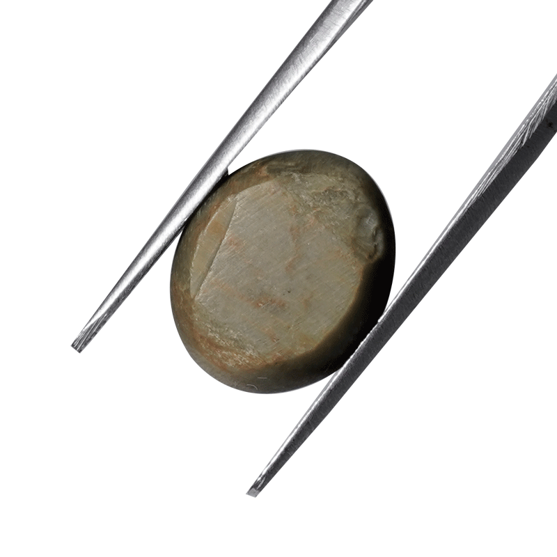 Whimsical Elegance: Embrace the Enchanting Magic of the 9.95ct Natural Cat's Eye Gemstone.