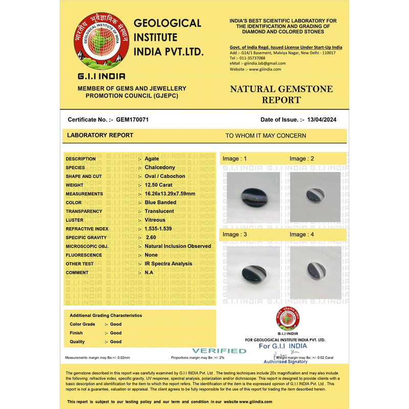 Whispering Winds - Captivating 12.50ct Agate Gemstone for Serenity & Strength.