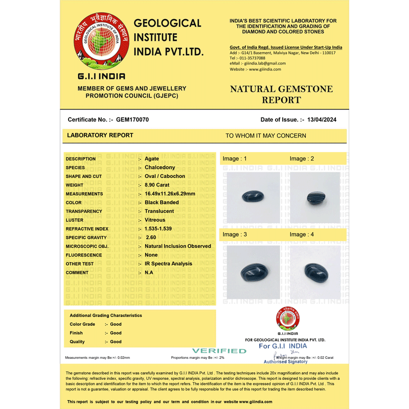 Whispers of Earth - 8.90ct Agate Gemstone: A Masterpiece of Nature.